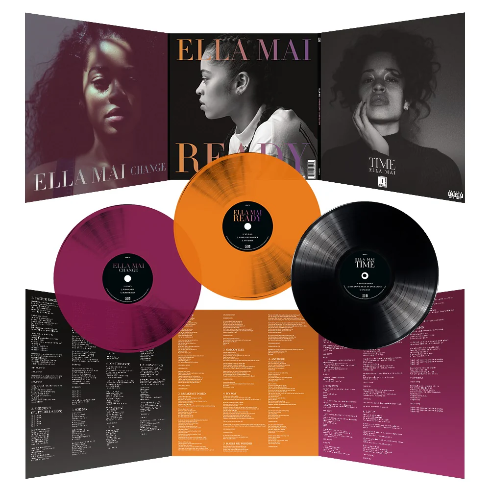 Ella Mai Time Change Ready - Anniversay Vinyl [Black LP/Violet LP/Orange LP] - (M) (ONLINE ONLY!!)