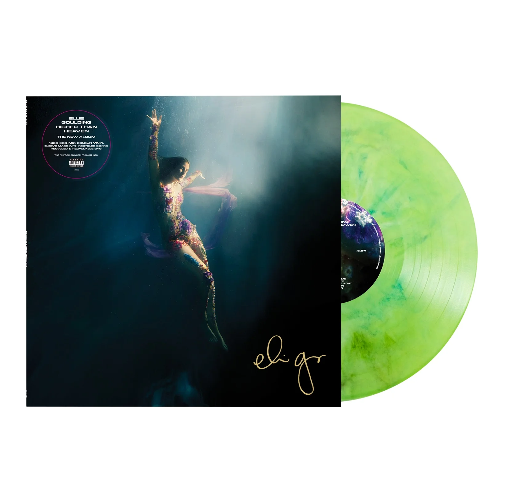 Ellie Goulding Higher Than Heaven [Explicit Content] (Indie Exclusive, Colored Vinyl, Limited Edition) - (M) (ONLINE ONLY!!)
