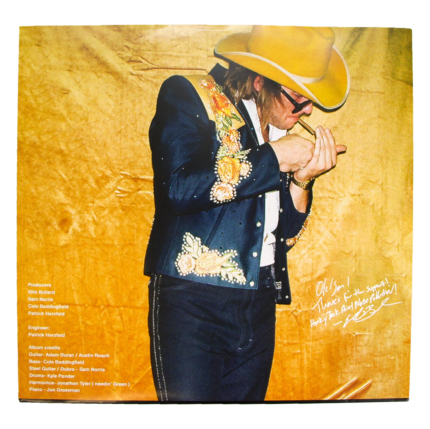 Ellis Bullard - Honky Tonk Ain't Noise Pollution - Orange Vinyl - LP - Image 4