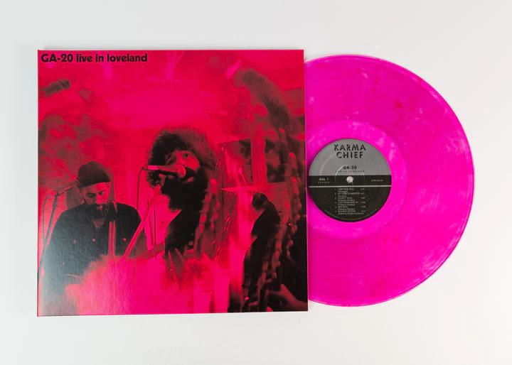 GA-20 Live In Loveland (Limited Edition, Colored Vinyl, Pink Swirl) - (M) (ONLINE ONLY!!) - Image 2