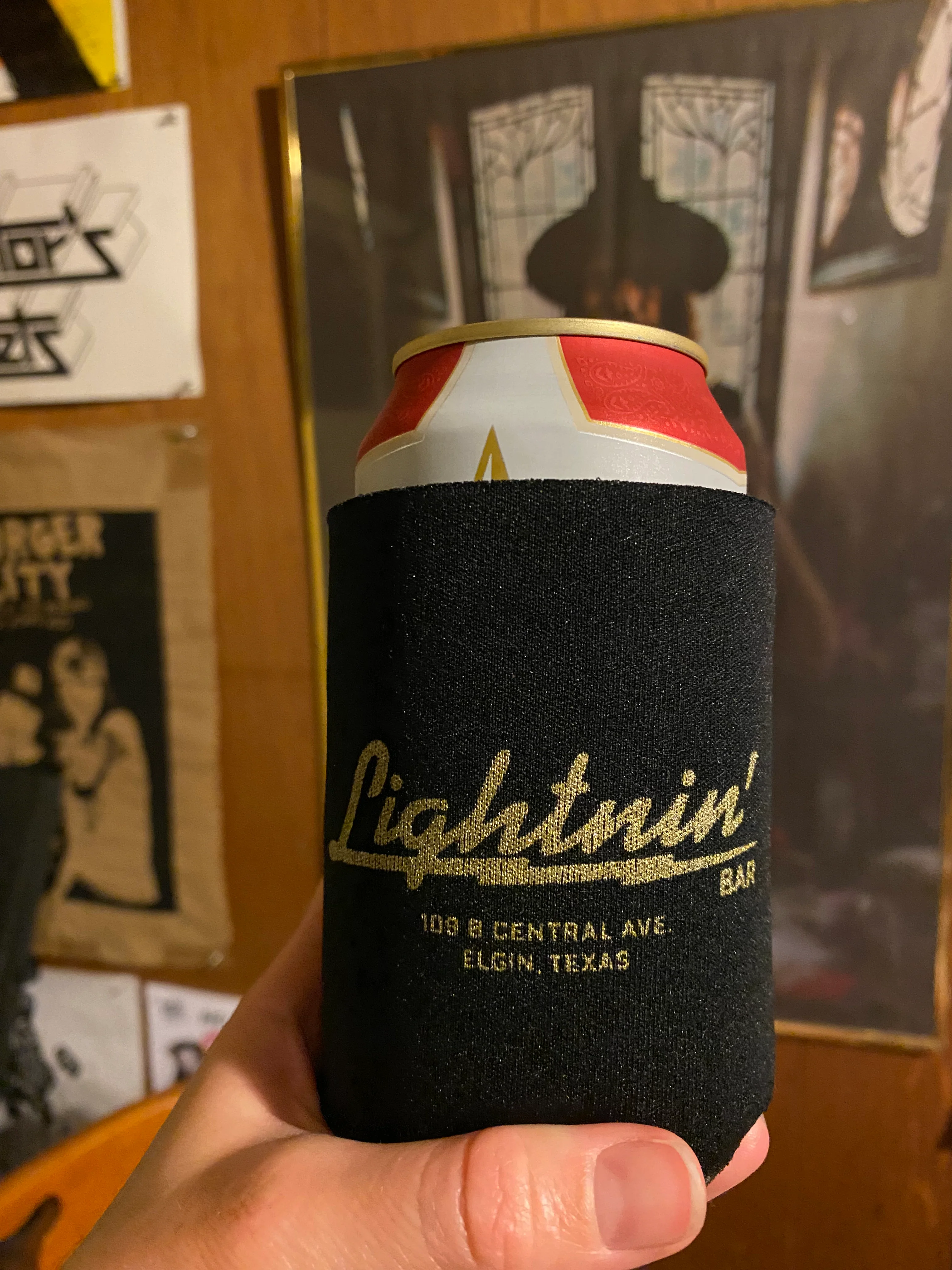 Lightnin' Bar Koozie - Image 2