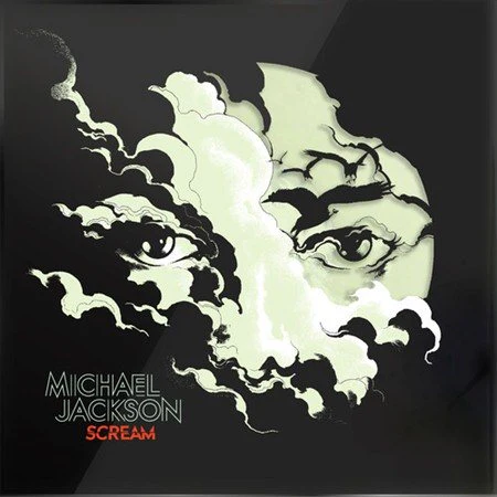 Michael Jackson SCREAM (Glow in the dark and Translucent Blue w/ Luminous Splatter) - (M) (ONLINE ONLY!!)