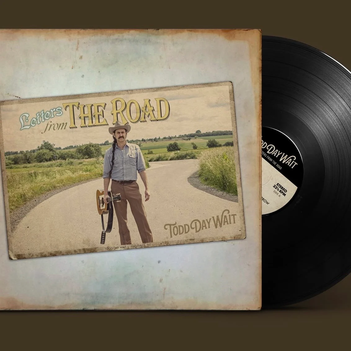 Todd Day Wait: Letters From the Road Vinyl LP - Image 3