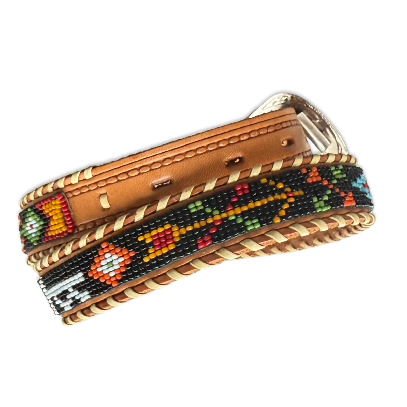 Vintage Southwestern Beaded Belt (26-30”) - Image 4